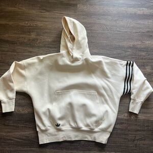 Adidas Cream Hoodie for Men Sweatshirt NWOT’s Large Basketball Hoodie